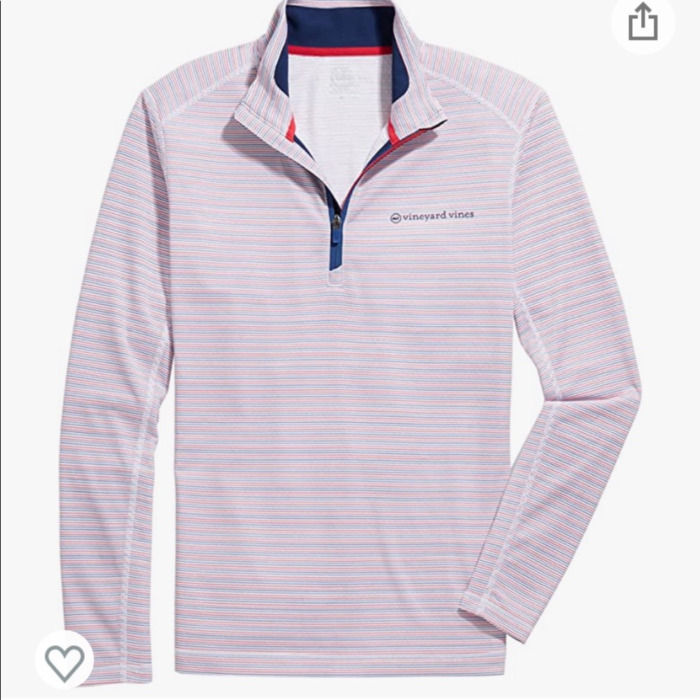 vineyard vines Men's Sankaty Quarter Zip Pullover BRAND NEW msrp $128